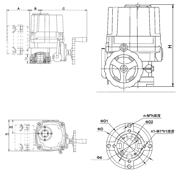 高性能防爆电动执行器(图1)